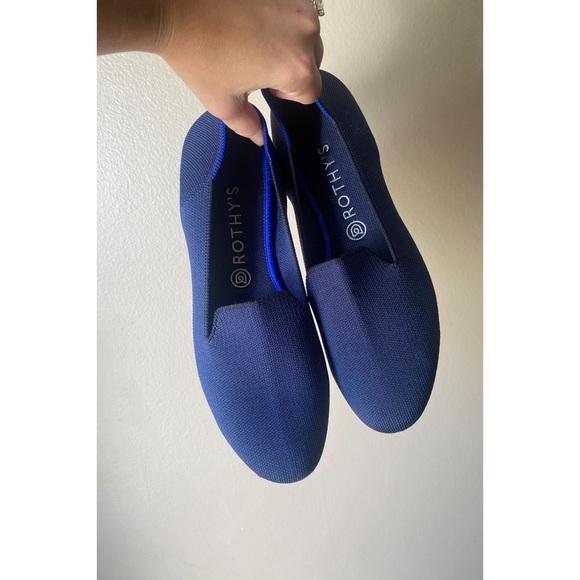 Rothy's Shoes - Rothy’s The Loafer Navy Blue Rounded Toe Size 11